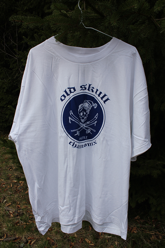 old skull white