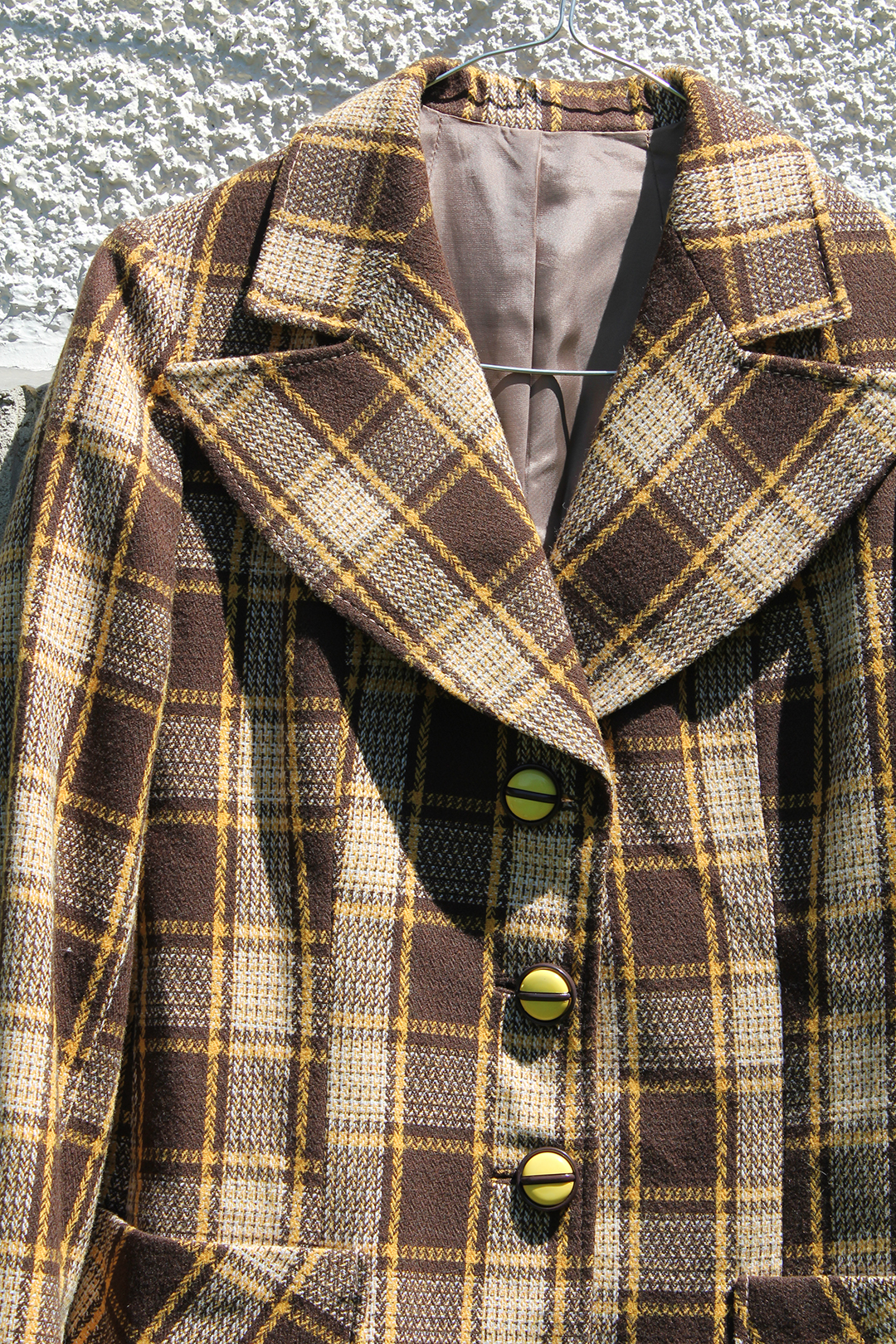 70s checkered jacket